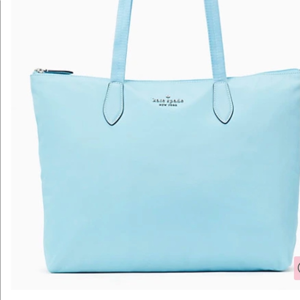 Kate spade Mel packable tote. New in packaging. Super nice. Teal/light bluish.